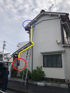 名古屋市南区の戸建住宅にてアンペア増設に伴う電気メーター取替電気工事